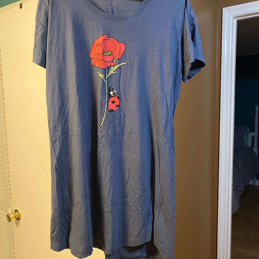 Ladybug Sleep-shirt Size 2X